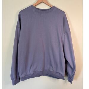 John Galt Blue Sweatshirt One Size Athleisure Oversized